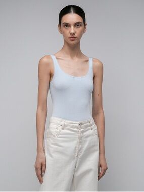 Wolford Jamaika Thong Bodysuit Light Aqua